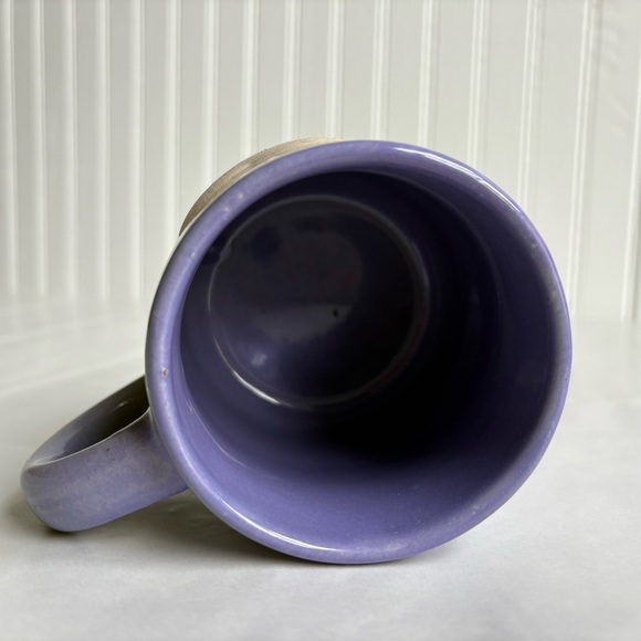 Purple Lavender ceramic heart mug 16 ounces - Valentine ready! - Picture 8 of 12